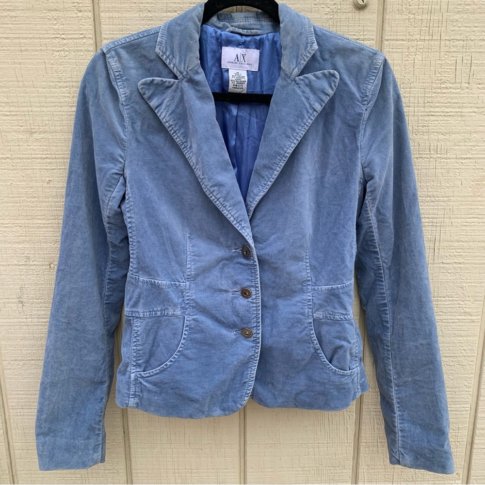 Armani Exchange Velvet Blazer